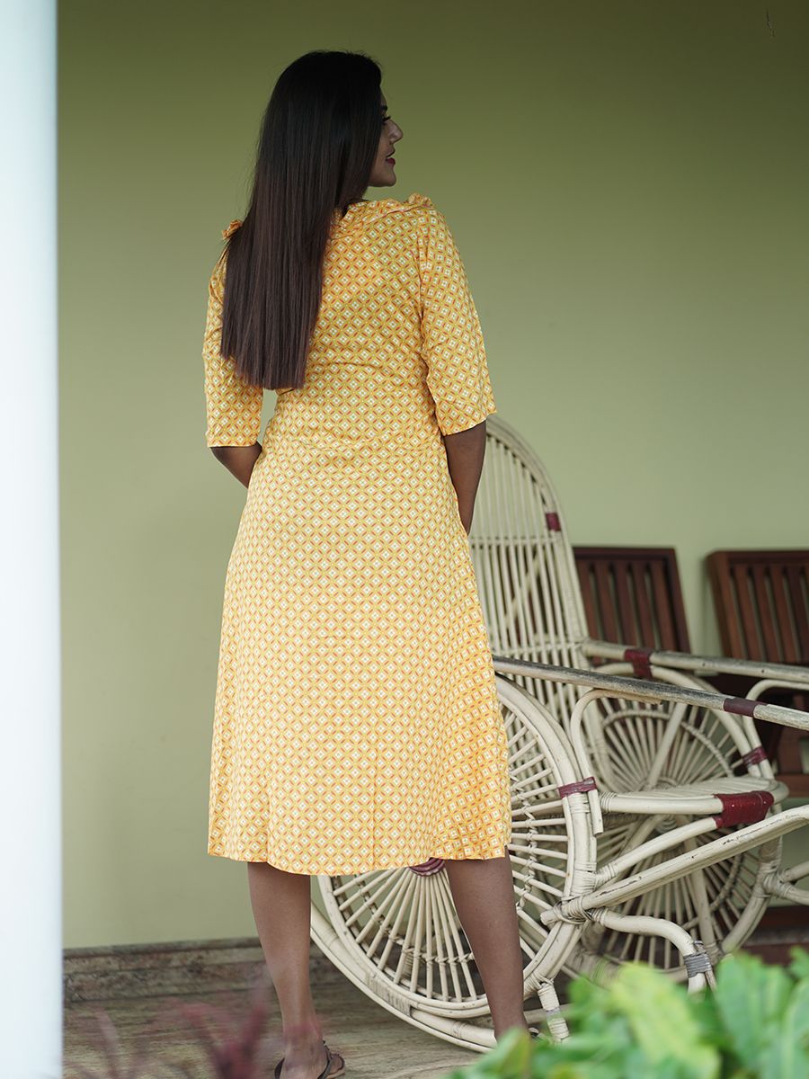 Maternity Top with Mask (Phoebe Yellow)