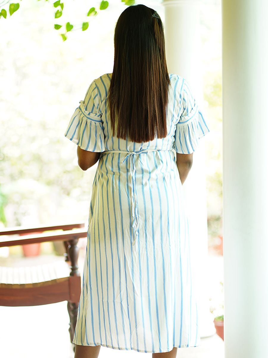 Maternity Short Dress - white