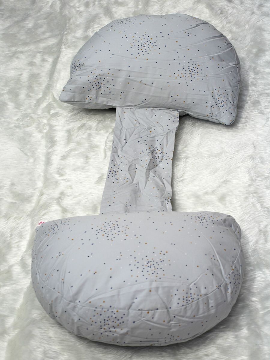 Ziva Organic Belly Pillow- Ash