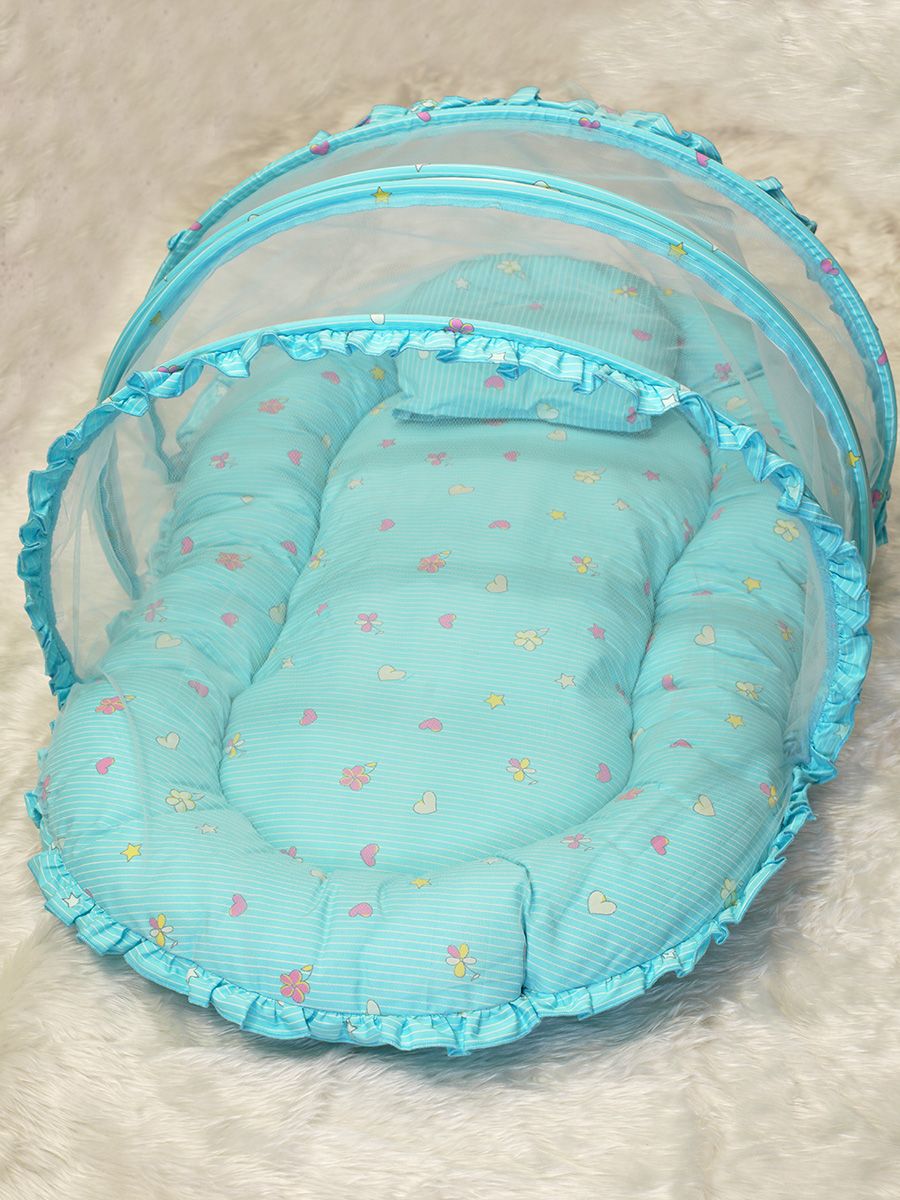 Ziva Net Bed/ Head Rest- Blue