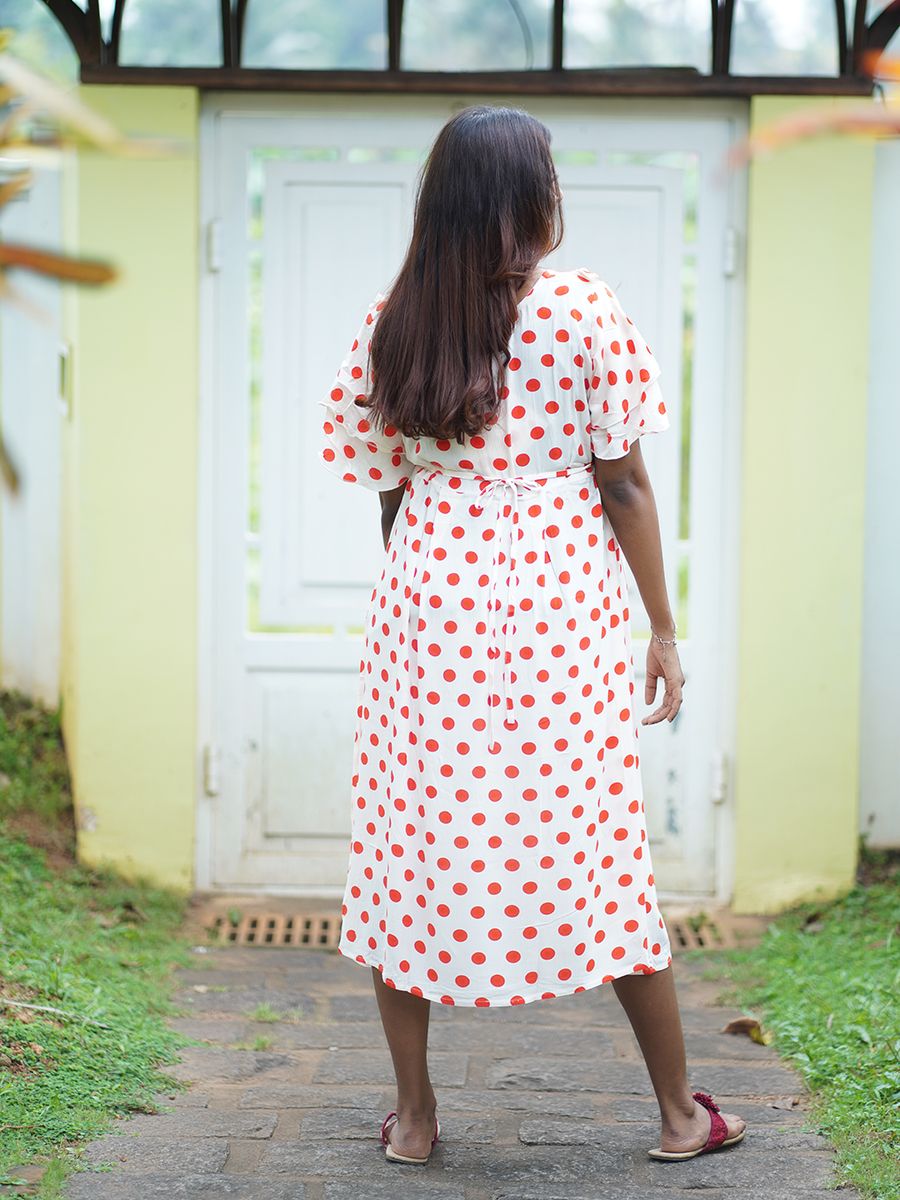 Maternity Short Dress (Cream)