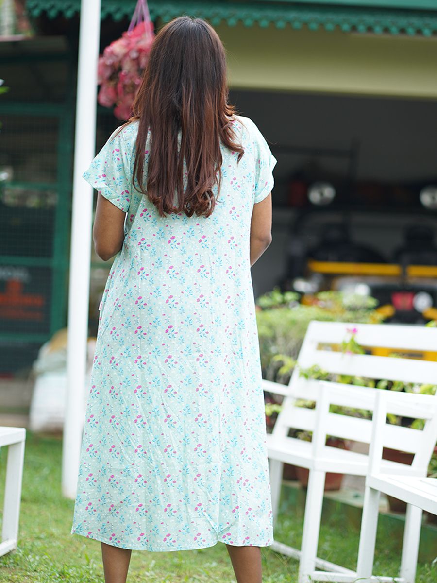 Maternity Long Top (green)