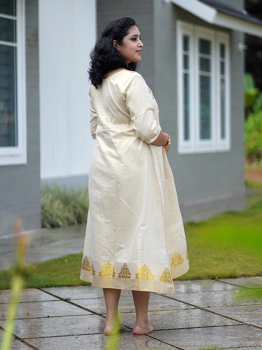 Maternity Short Dress - Onam Hazel Orange