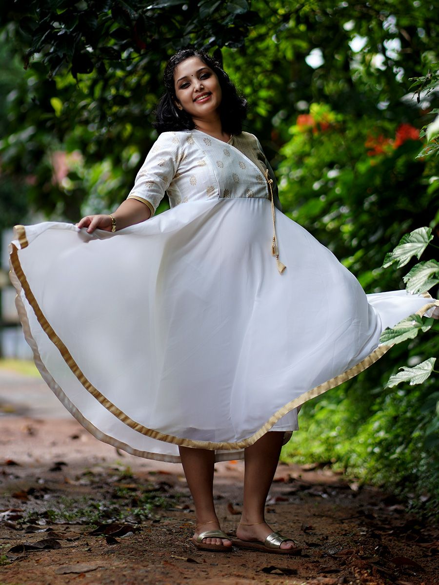 Maternity Short Dress - Onam Emily Offwhite