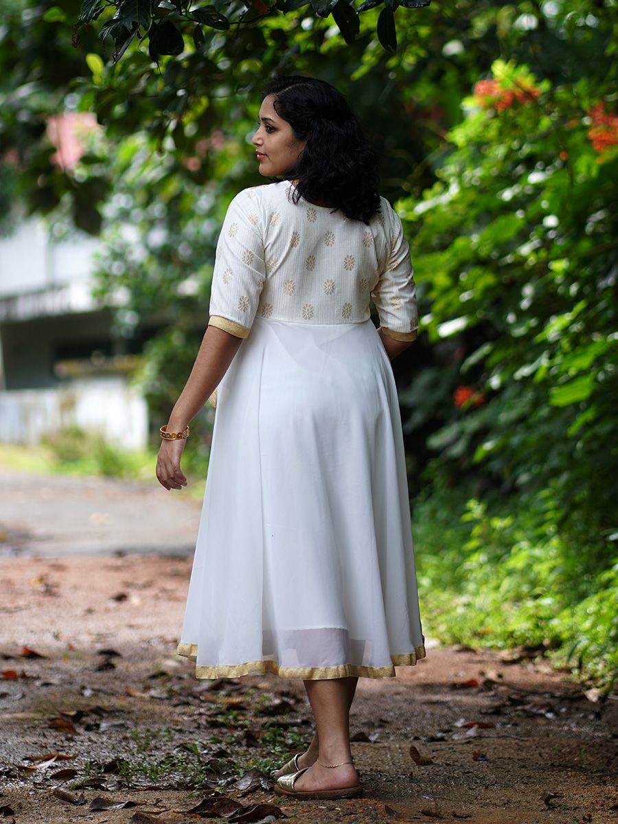 Maternity Short Dress - Onam Emily Offwhite