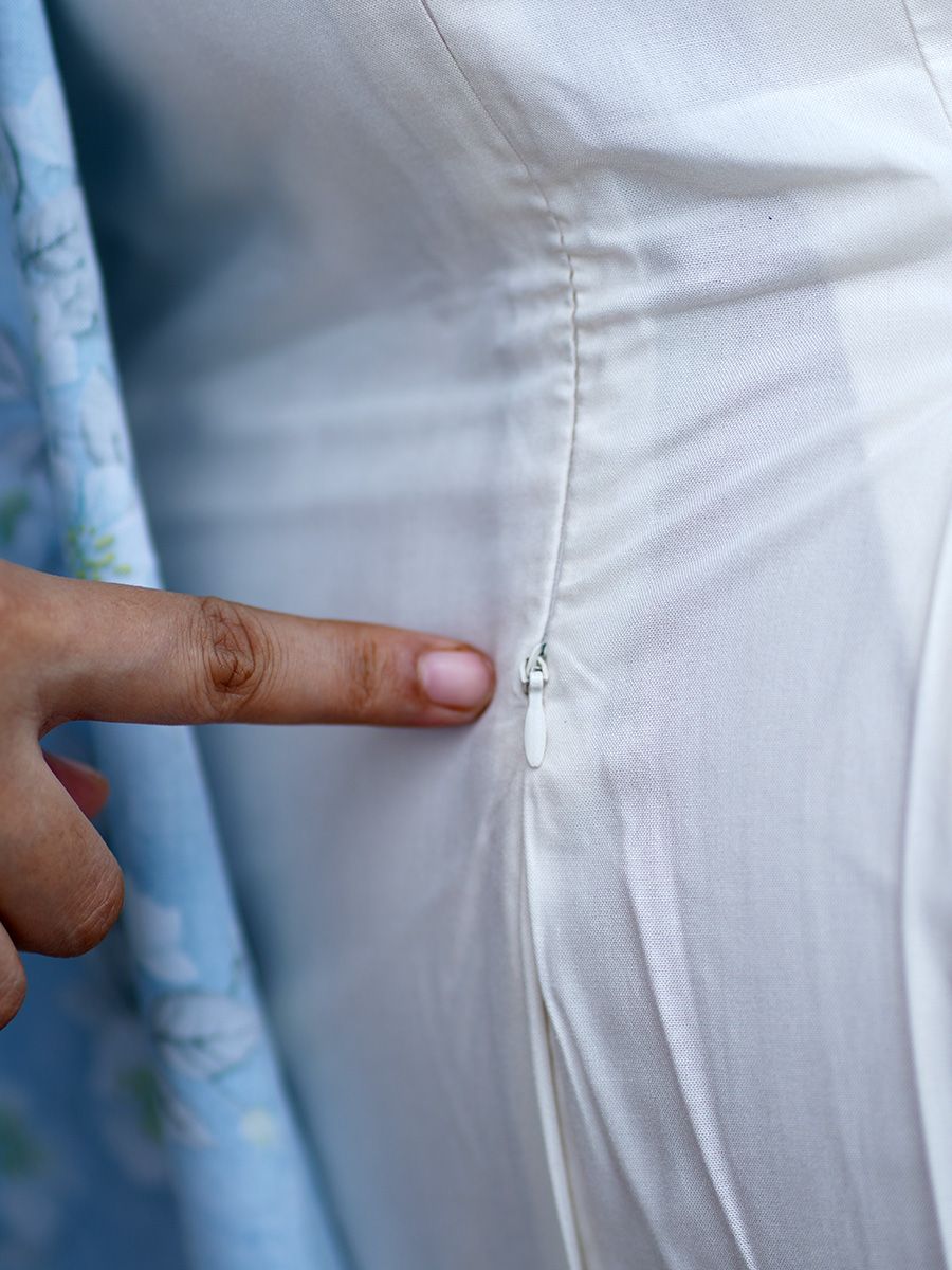 Maternity Floral Printed Jacket with Inner - Rachi Blue