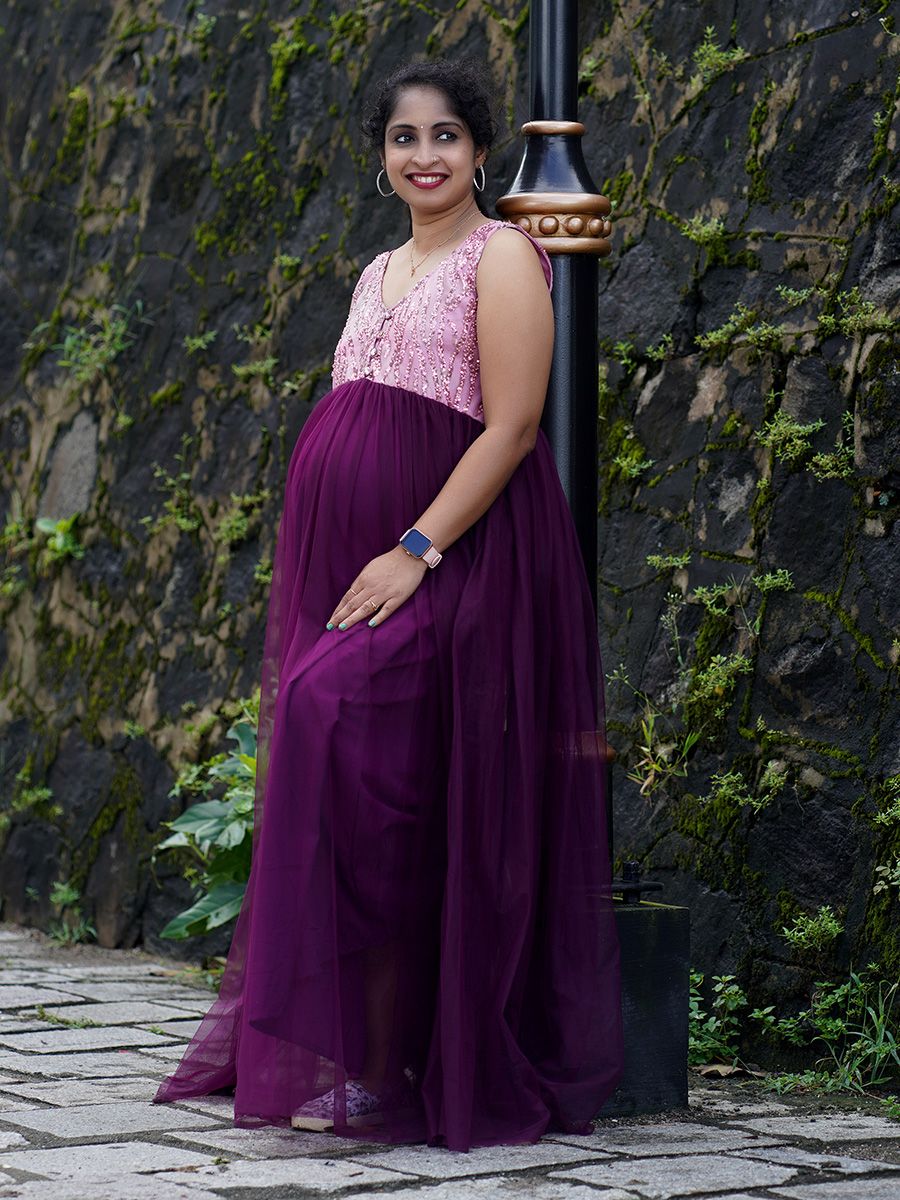 Maternity Baby Shower- Grape Wine