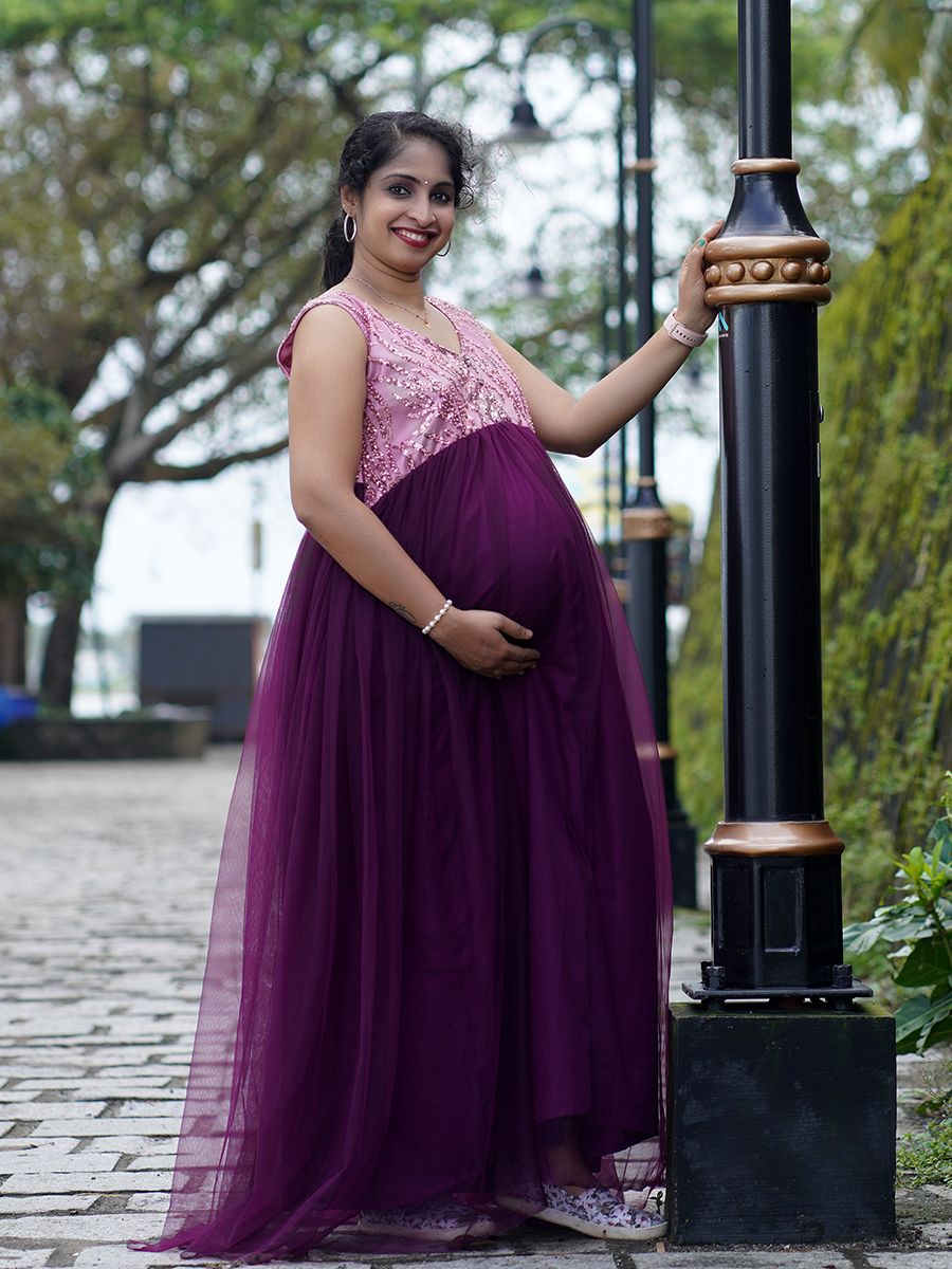 Maternity Baby Shower- Grape Wine