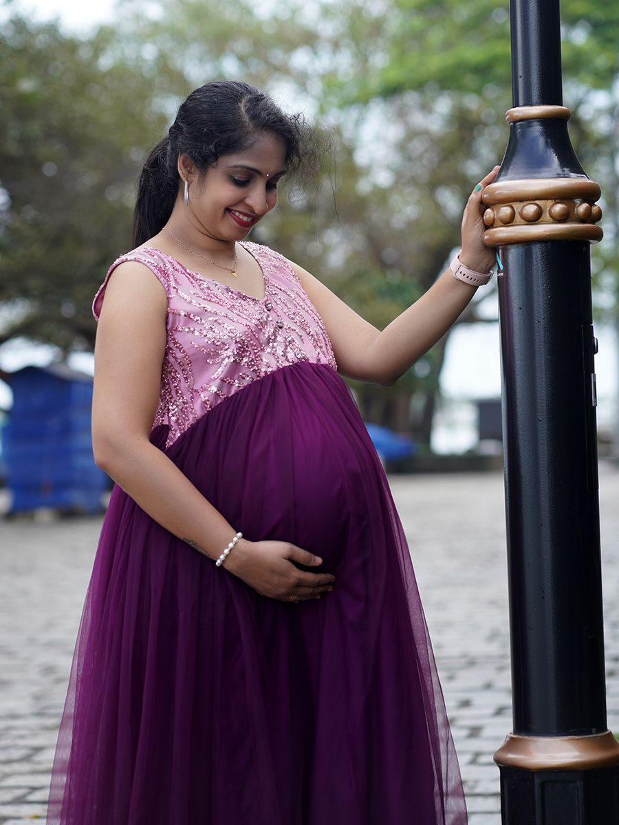 Maternity Baby Shower- Grape Wine