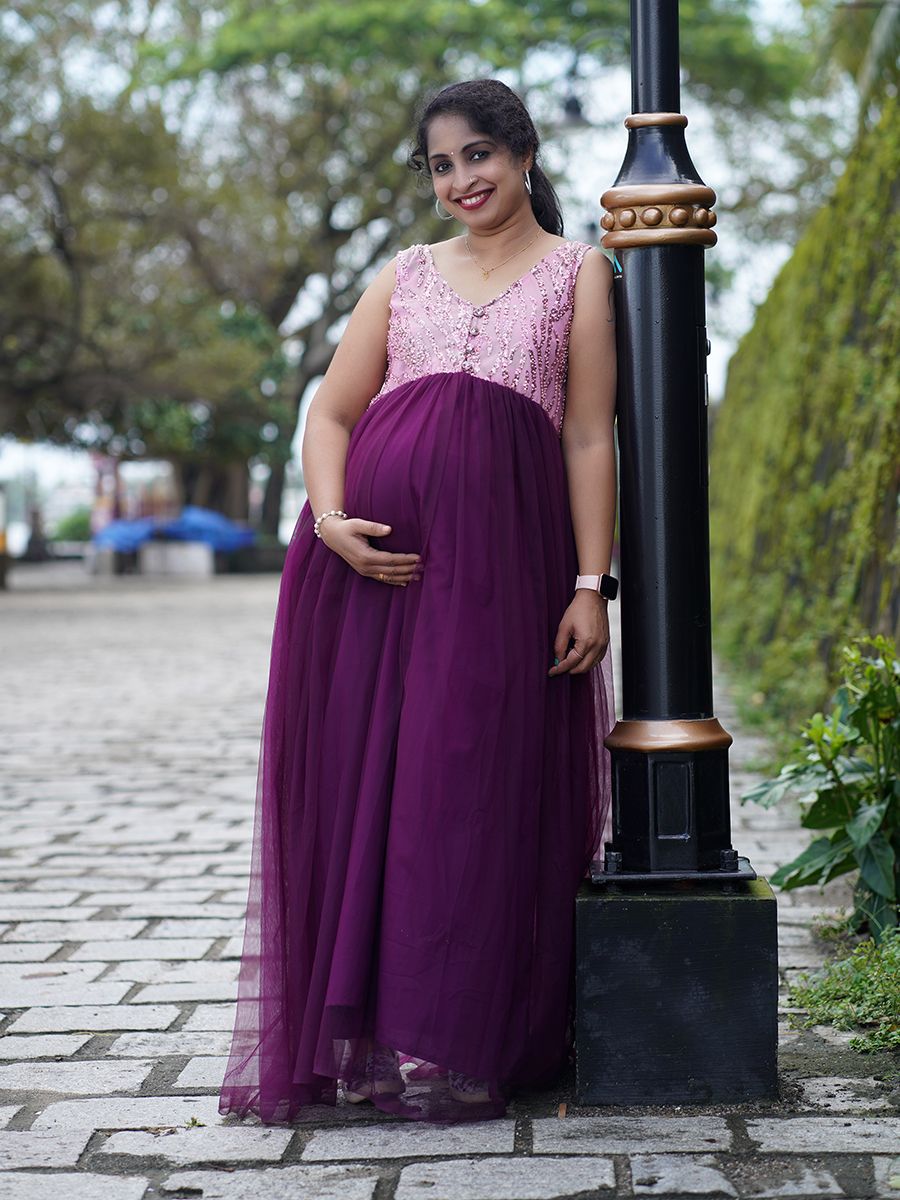 Maternity Baby Shower- Grape Wine