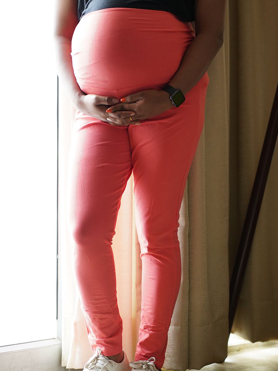 Maternity Leggings (Peach)