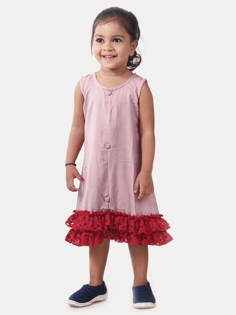 Girl Clothing (Frill Lace Baby Dress)