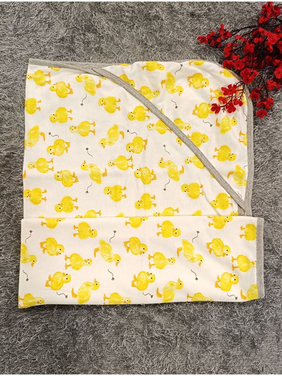 Baby Hood Towel- Duck Print