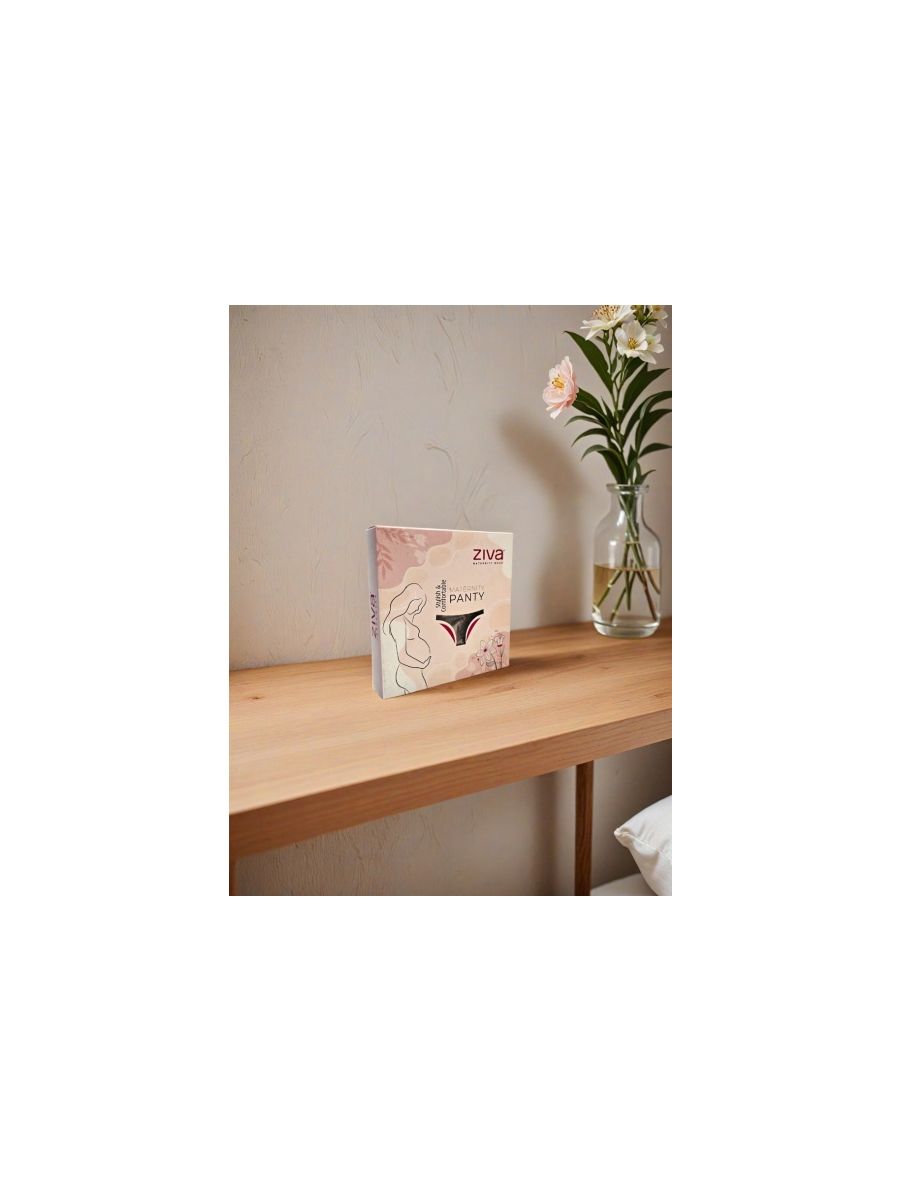 Maternity Low Waist Viscose Shorty Panty Brown