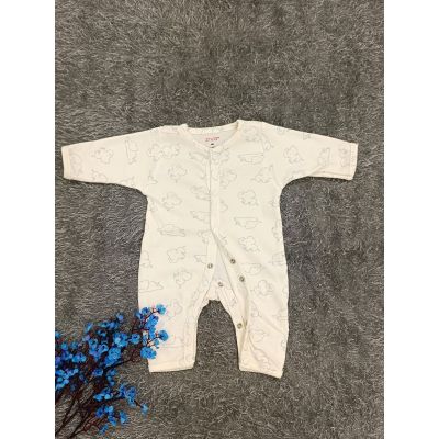 Baby Jumpsuit Boy- Elephant Print