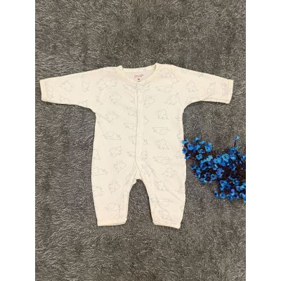 Baby Jumpsuit Boy- Elephant Print