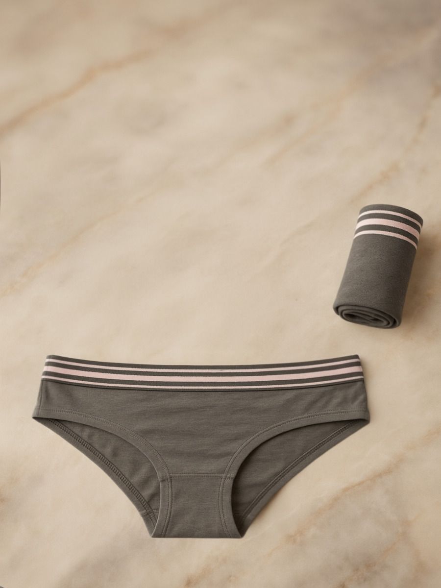 Low Waist Panty (LW Stripe Ash)
