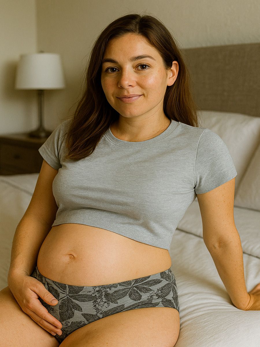 Maternity Low Waist Viscose Shorty Panty Ash