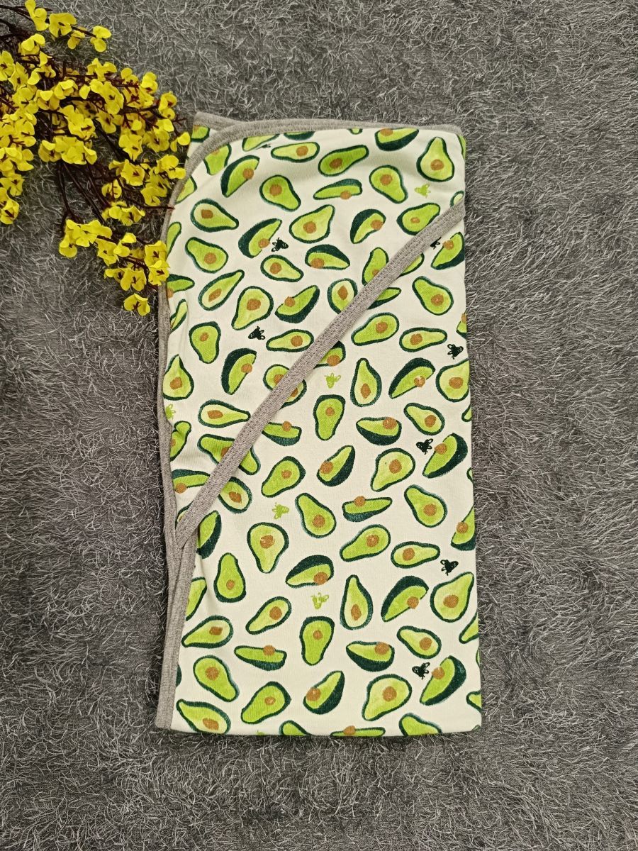 Baby Hood Towel- Fruit Print
