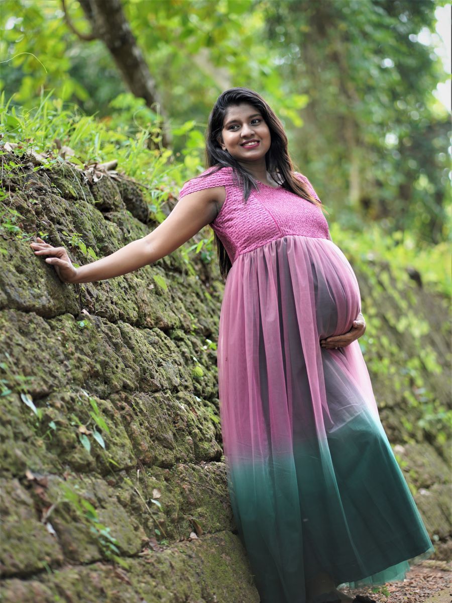 Maternity Baby  Shower- green