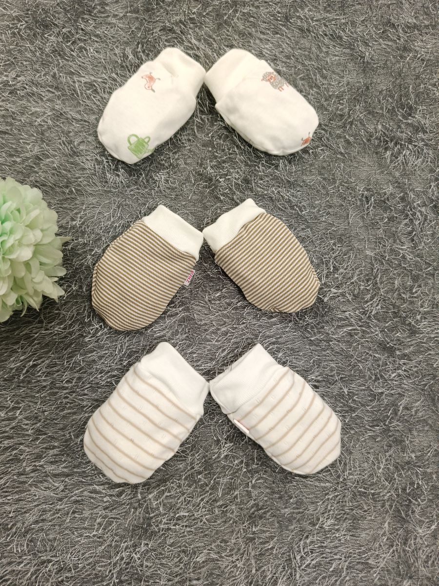 Baby Mittens 3pcs pack