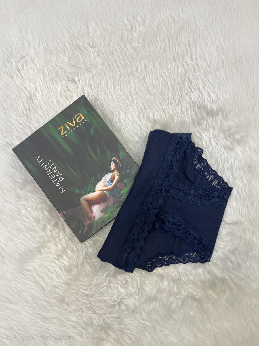 Maternity High Waist Panty Dark Blue