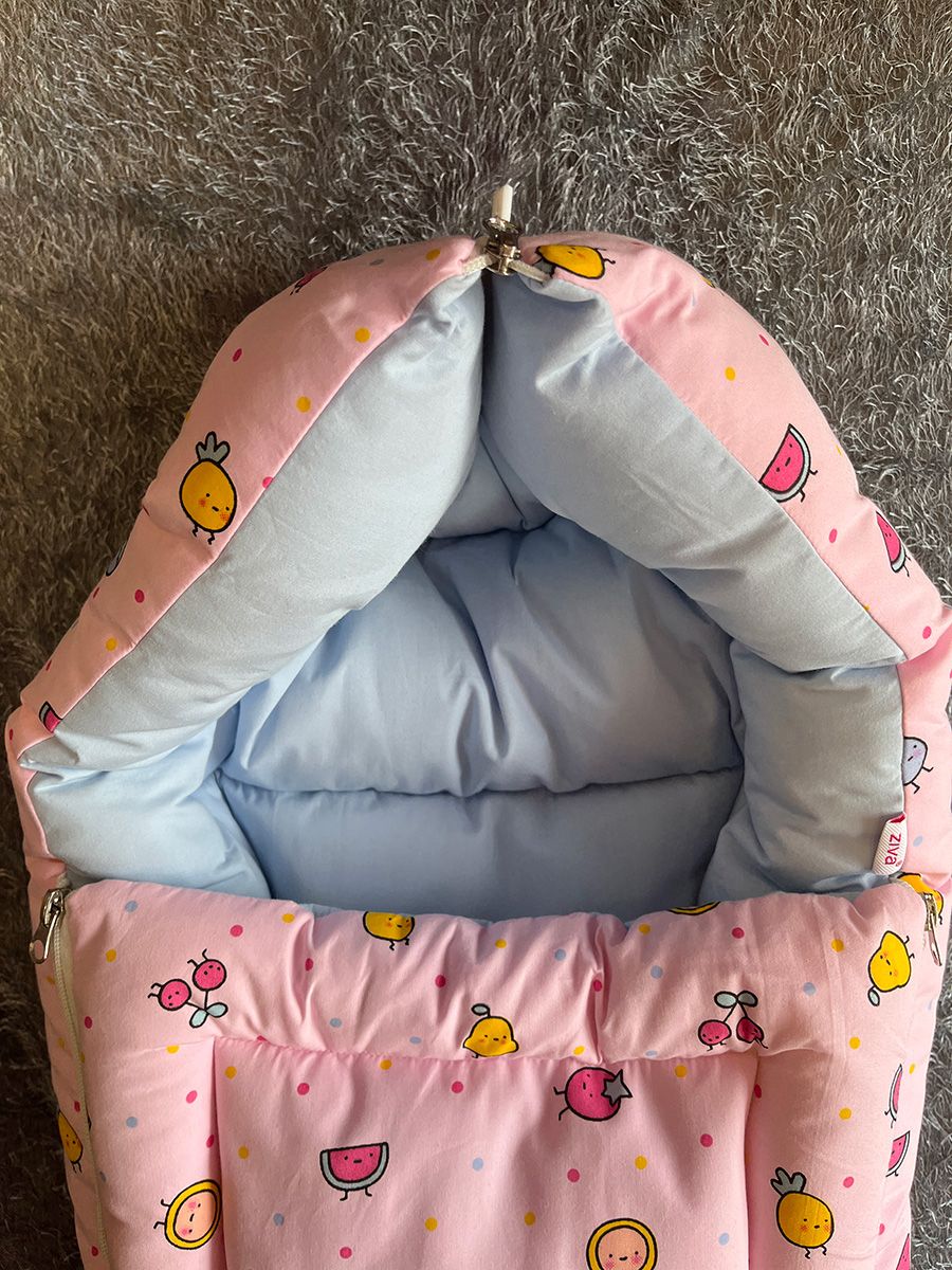 Double Shade Baby Bed Fruit Print