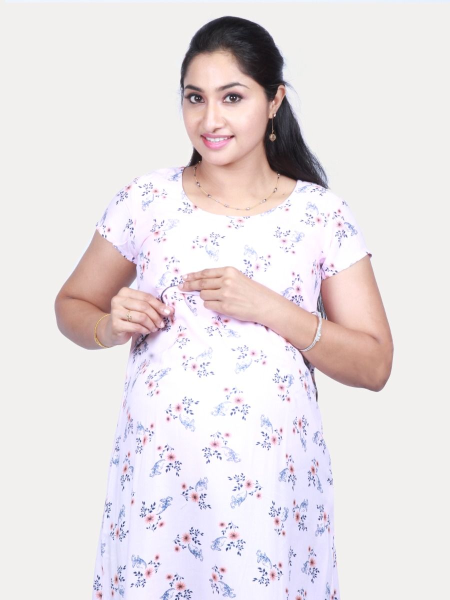 Nursing Nightie with Free Mask (KANIKA)