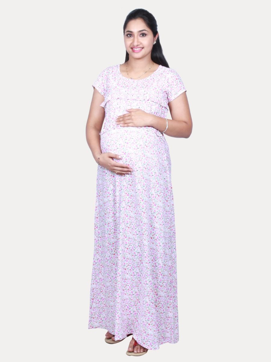 Maternity Nightie with Free mask (VERENA)