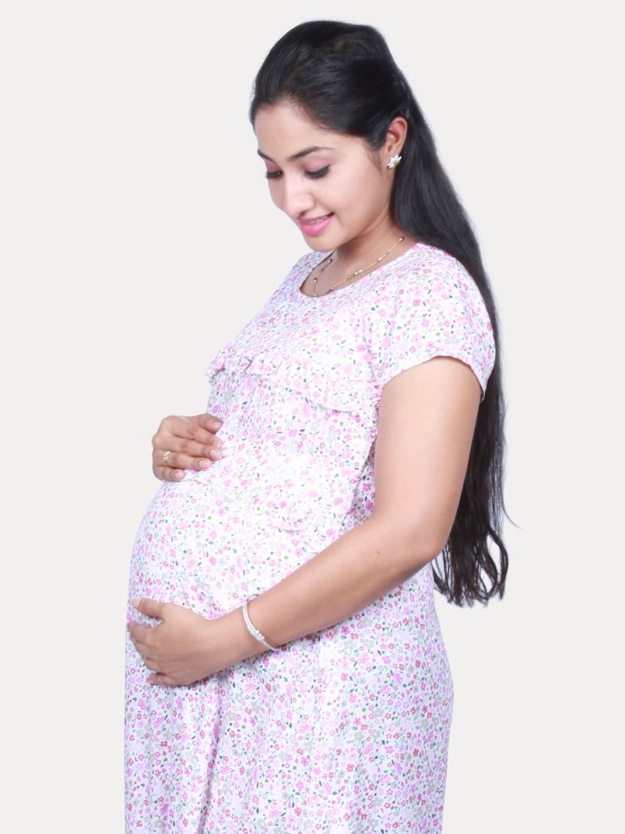 Maternity Nightie with Free mask (VERENA)