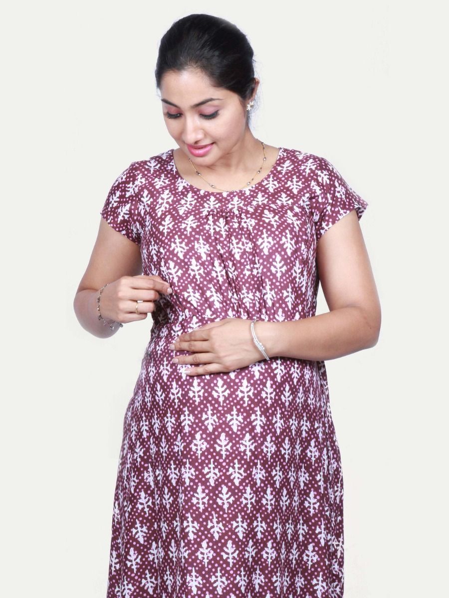 Maternity Nightie with Free mask (Loka)