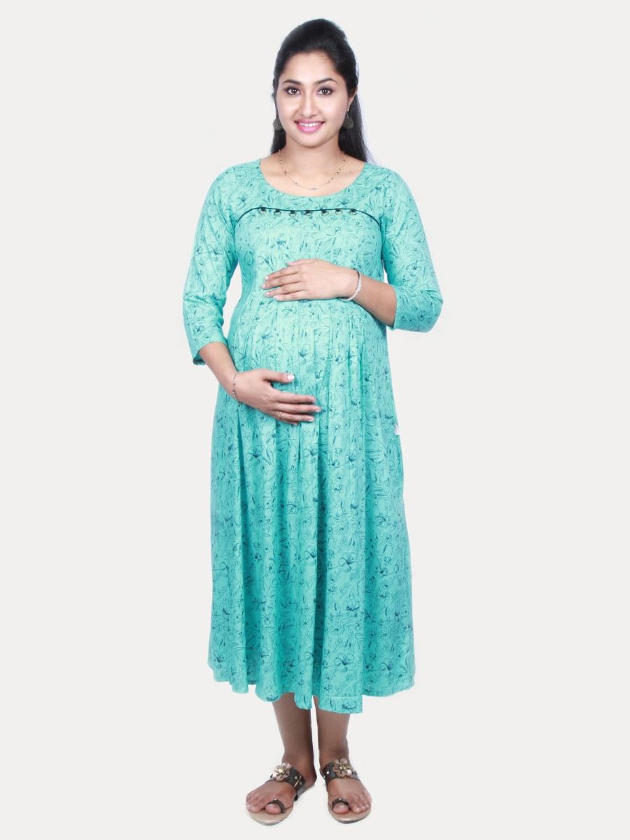 Maternity Midi Dress with FREE MASK (ANI)