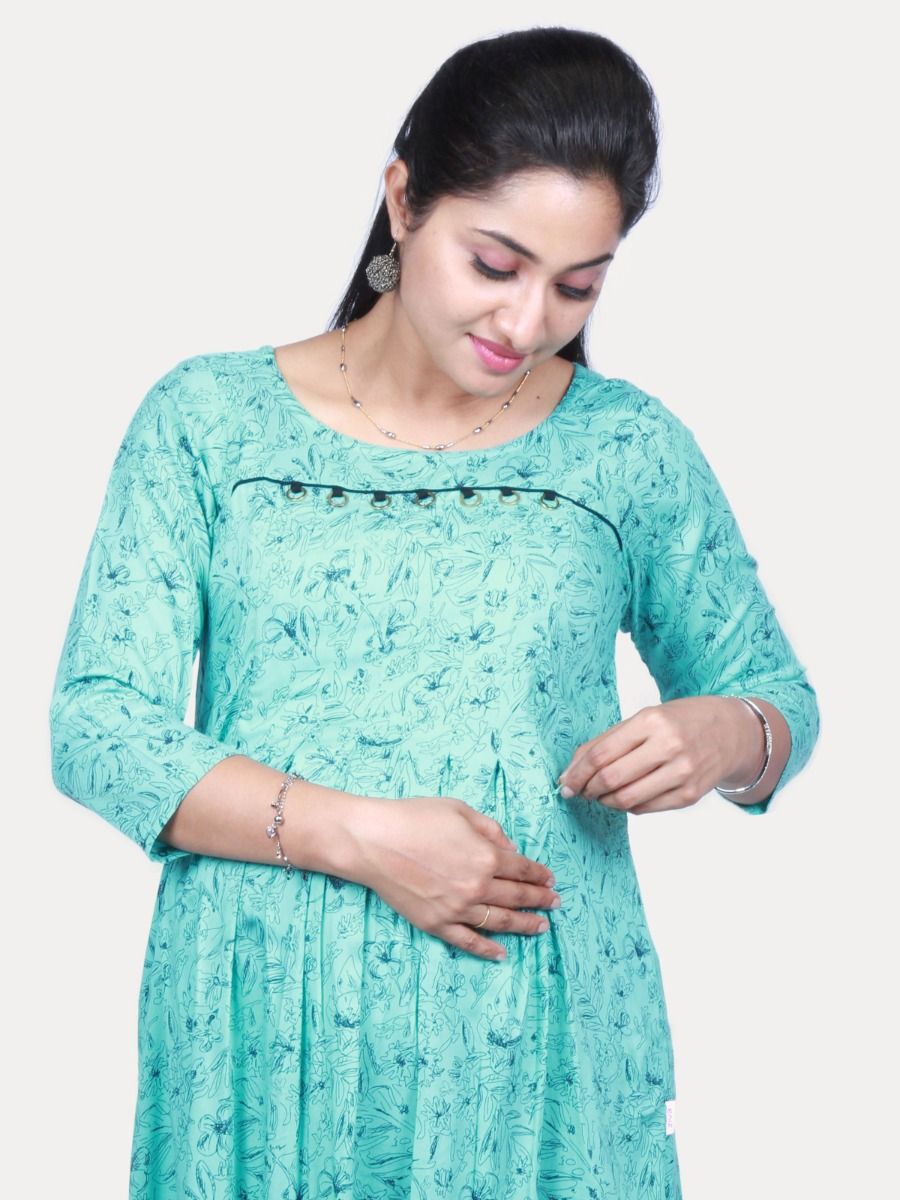 Maternity Midi Dress with FREE MASK (ANI)