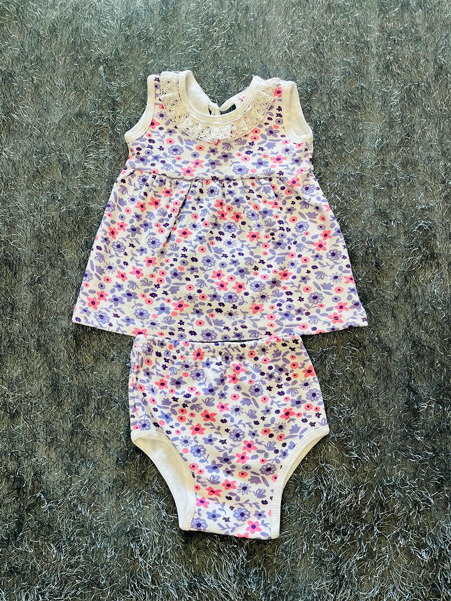 Baby Girl Frock Knitted with Panty