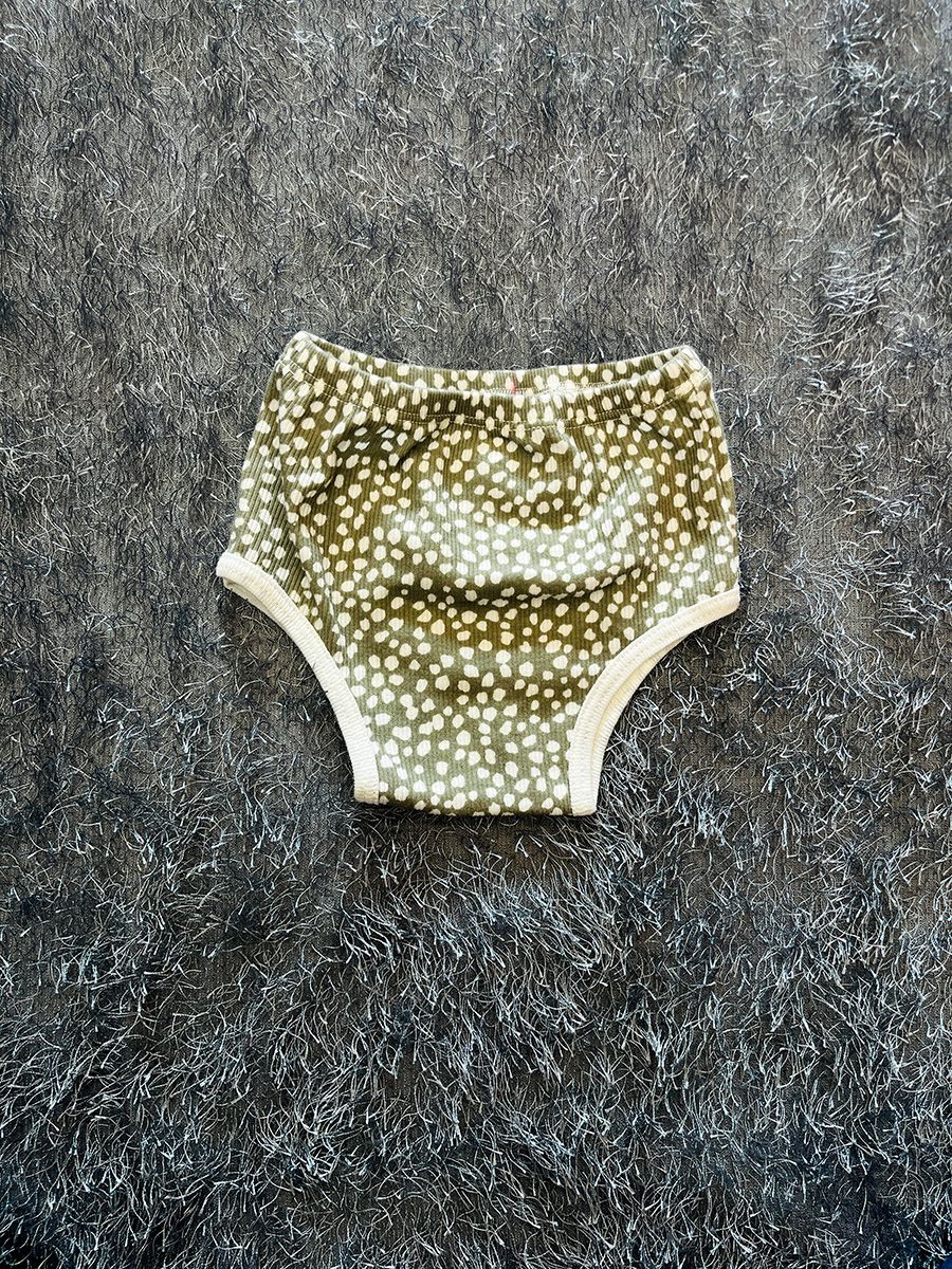 Baby Girl Frock Knitted with Panty Green