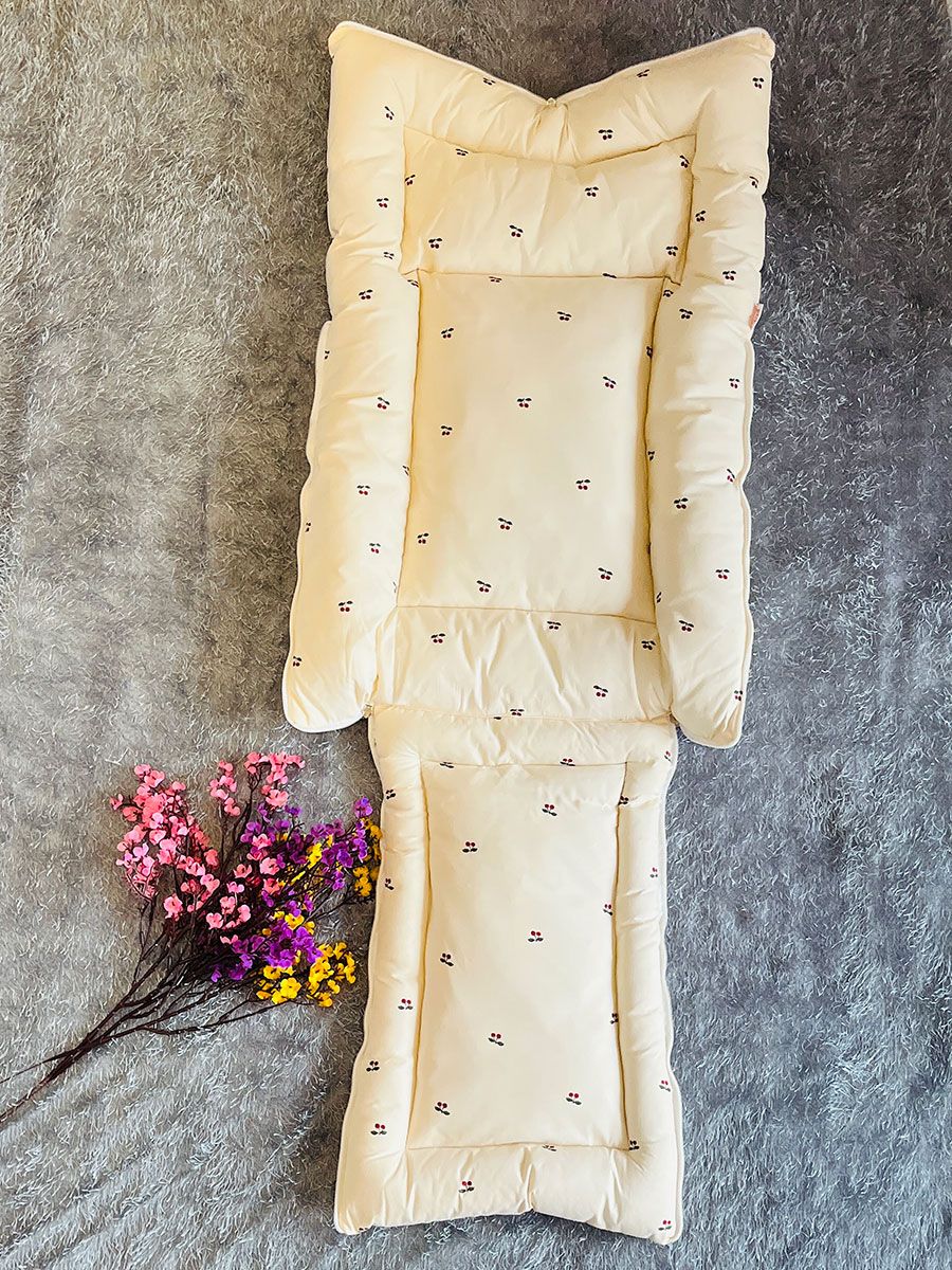 Premature Organic Baby Bed- Cherry Print