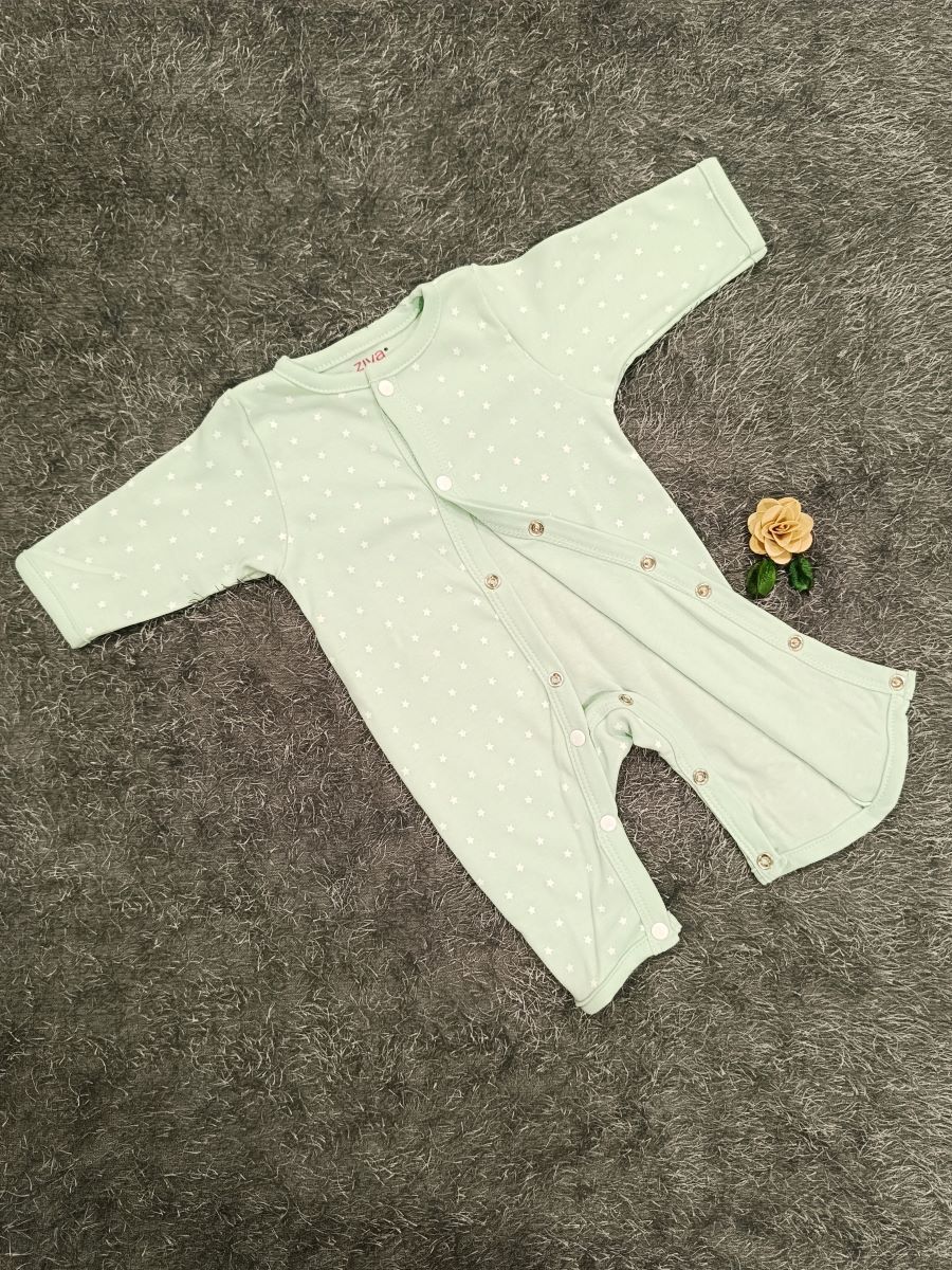 Baby Jumpsuit Girl- Pista green