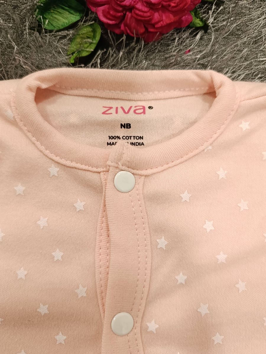 Baby Jumpsuit Girl- Pink White Dot