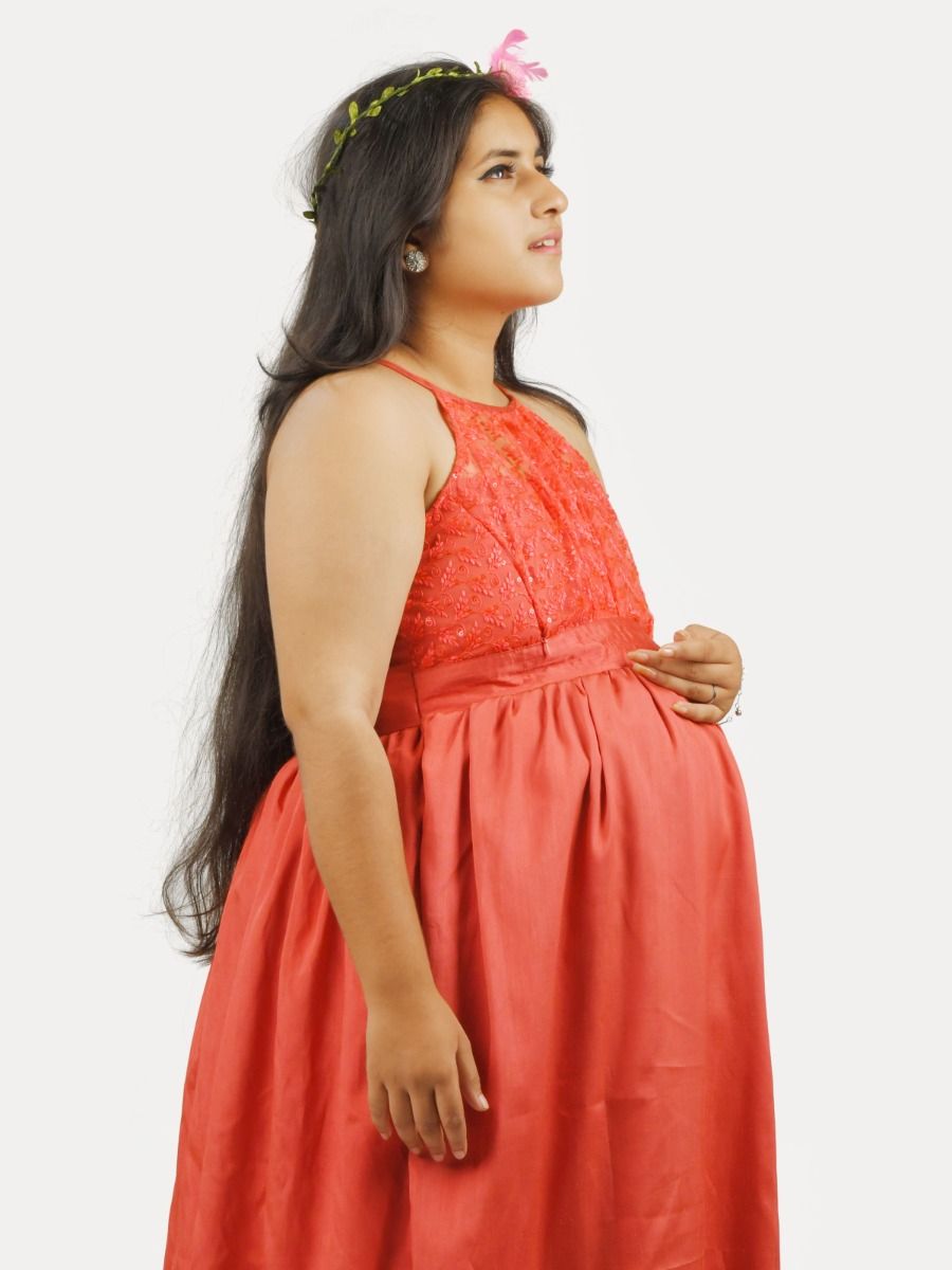 Maternity Gowns (Baby Shower Red)