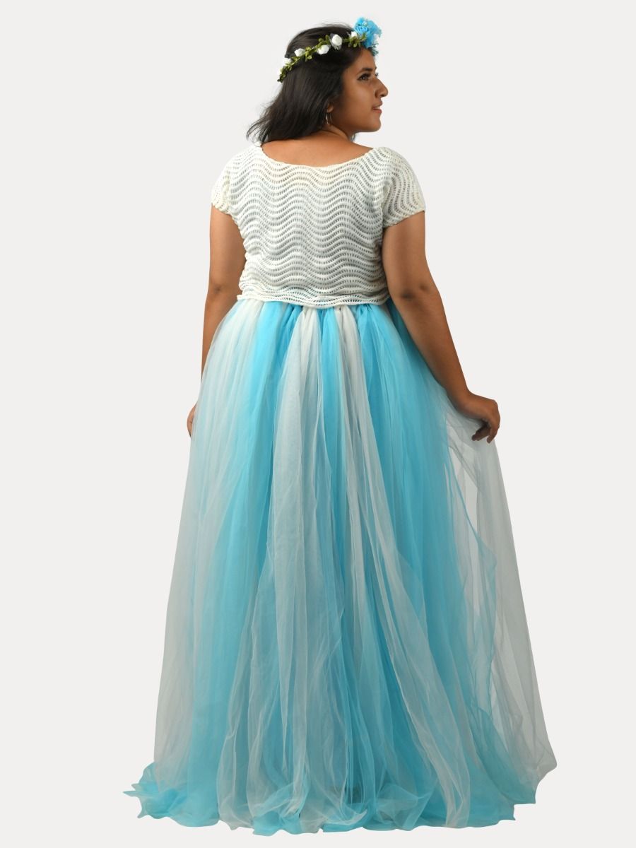 Maternity Gowns (Baby Shower Blue)