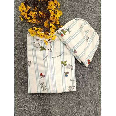 Sleepsuit/Cap- NB(Rabbit)