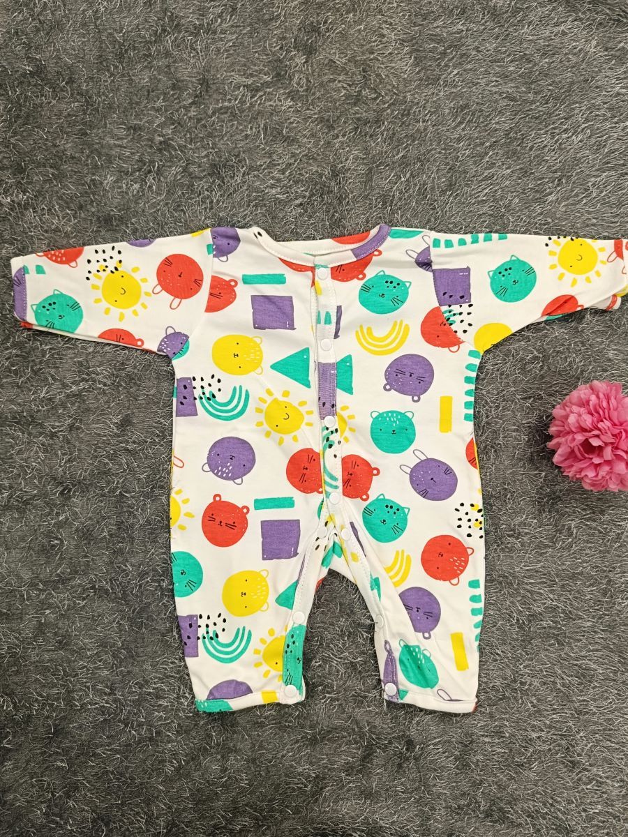 Baby Jumpsuit NB- Multi Colour