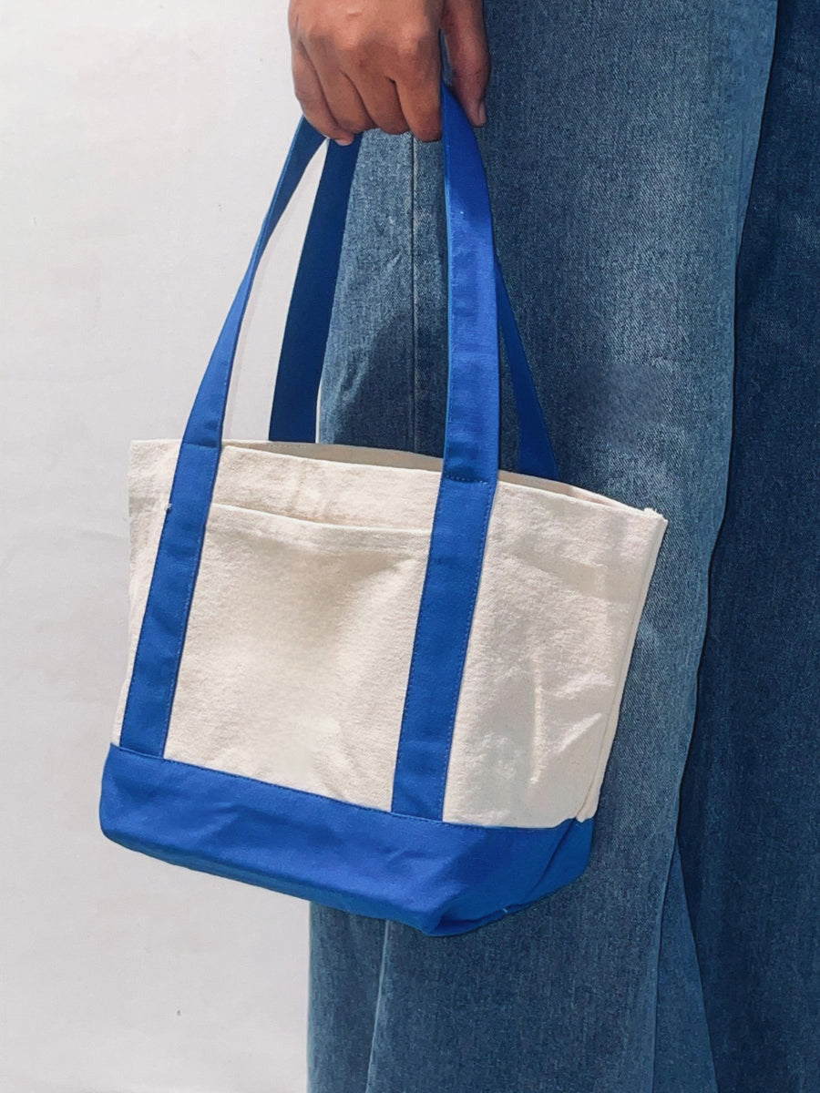 Canvas Tote Bag – Blue
