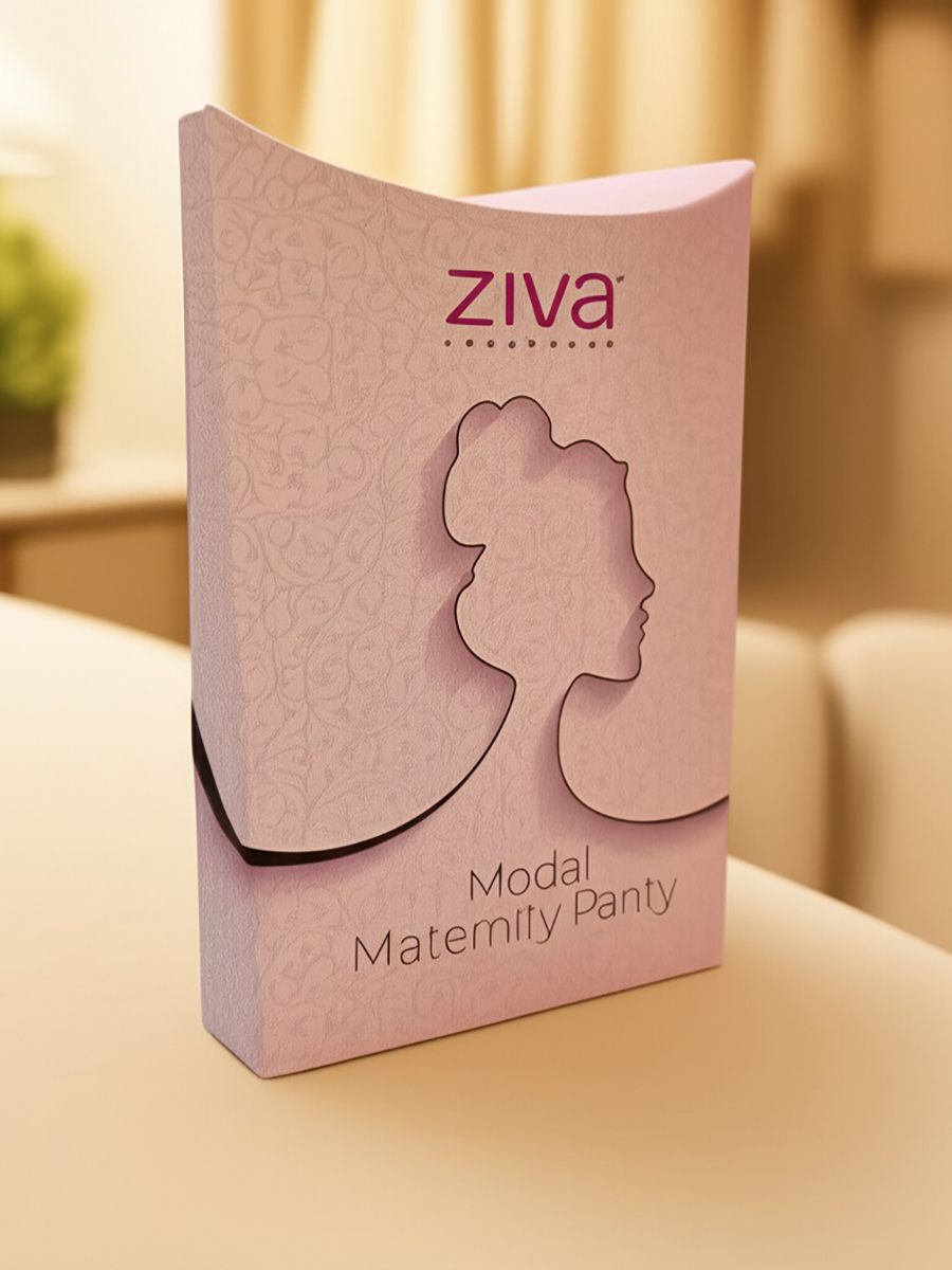 Maternity High Waist Modal Panty Peach