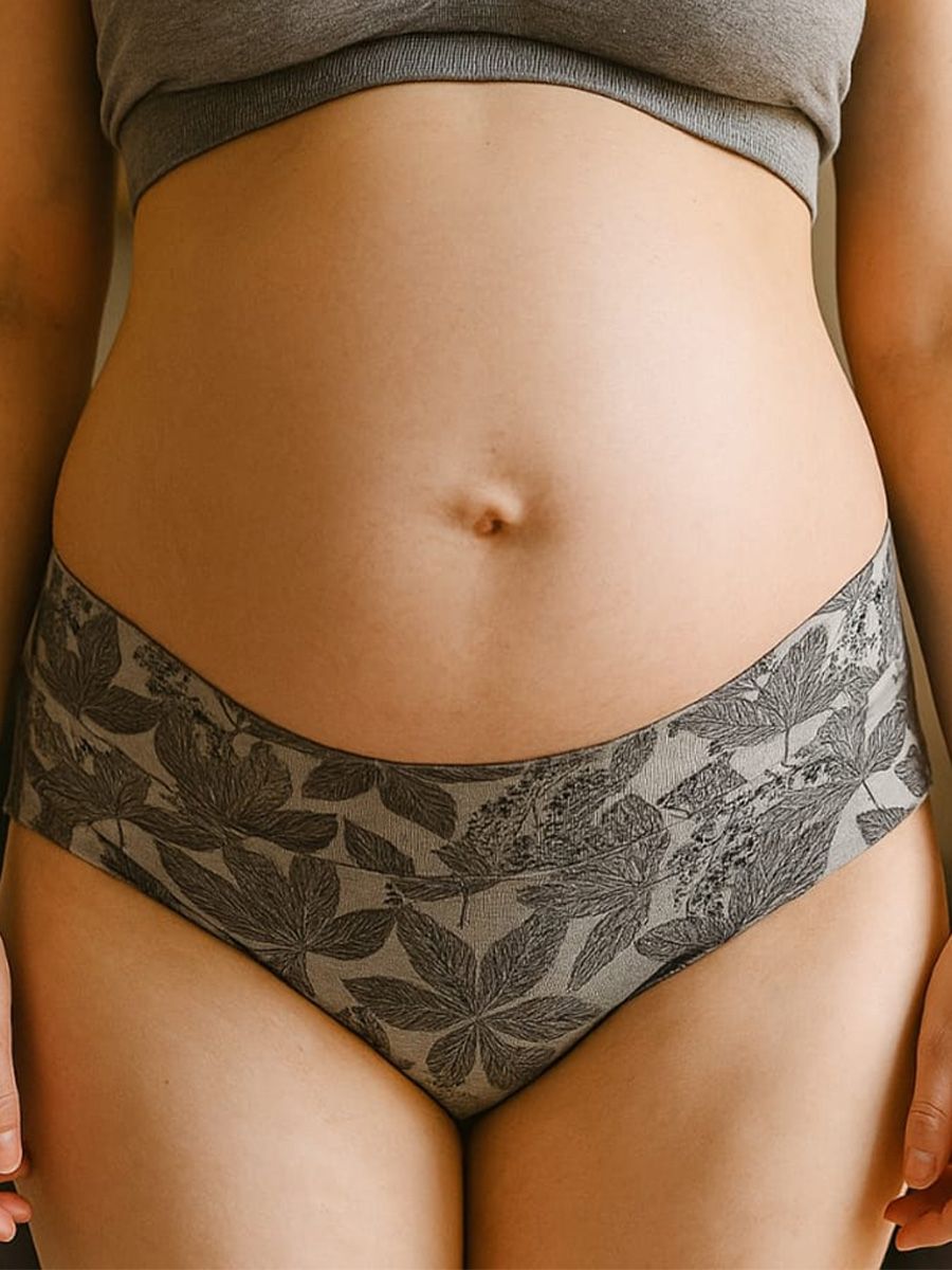 Maternity Low Waist Viscose Shorty Panty Ash
