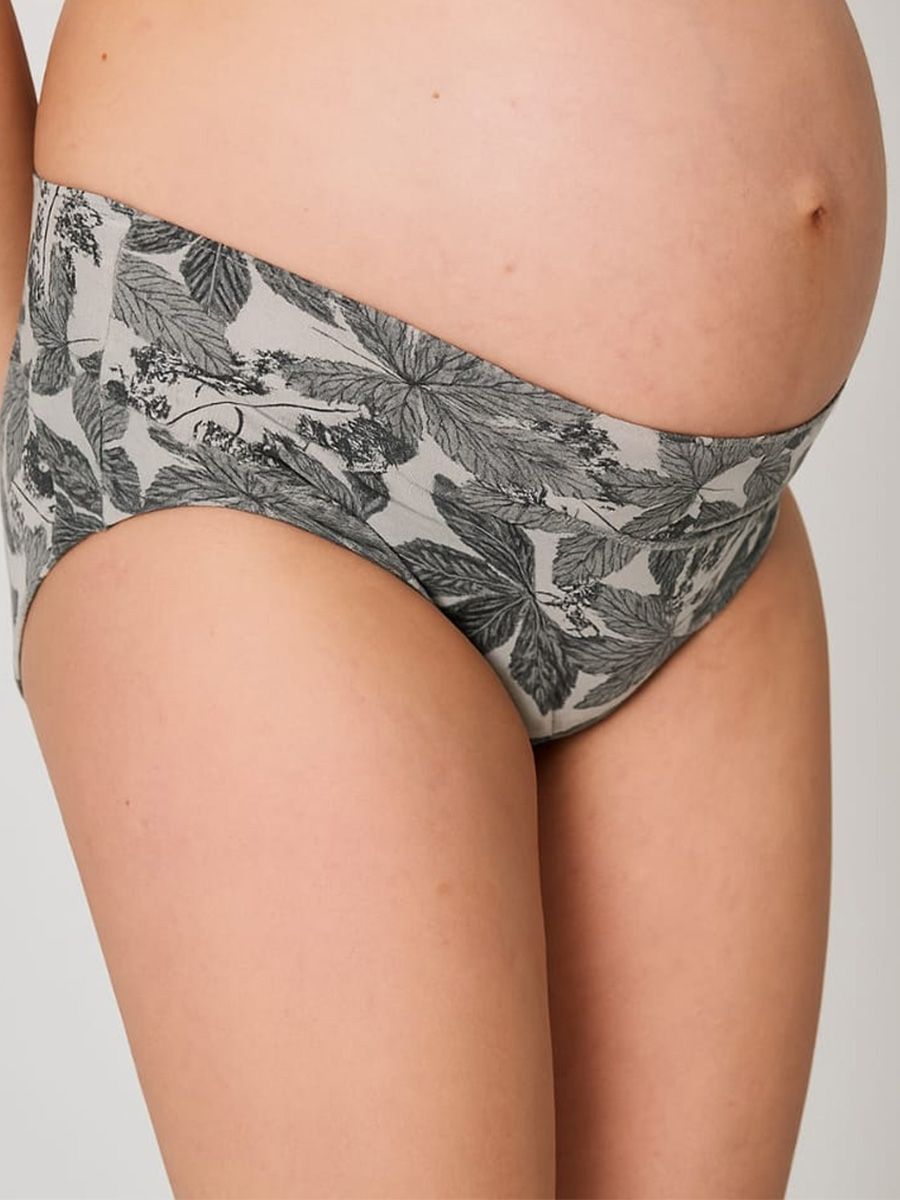 Maternity Low Waist Viscose Shorty Panty Ash