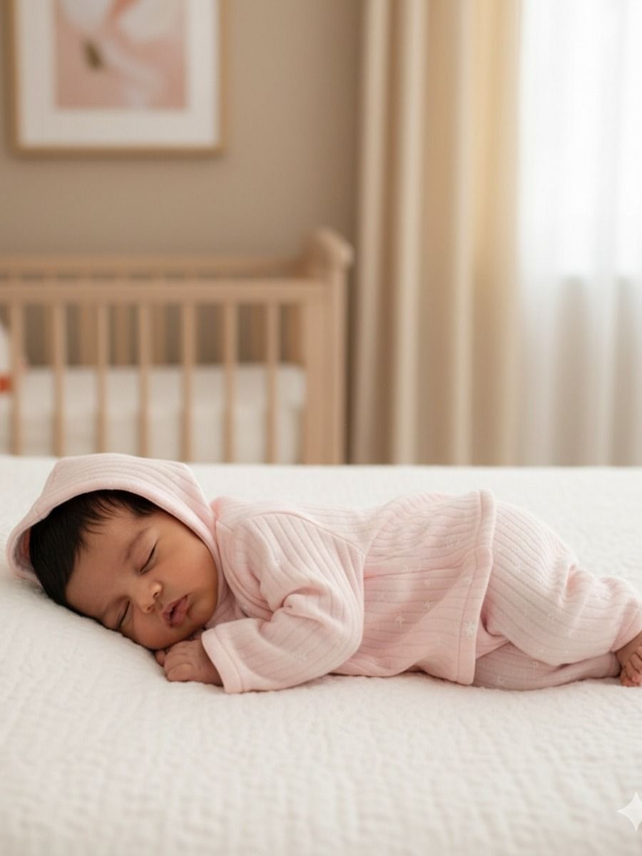 New Born Baby Sweater Top & Pant L Pink