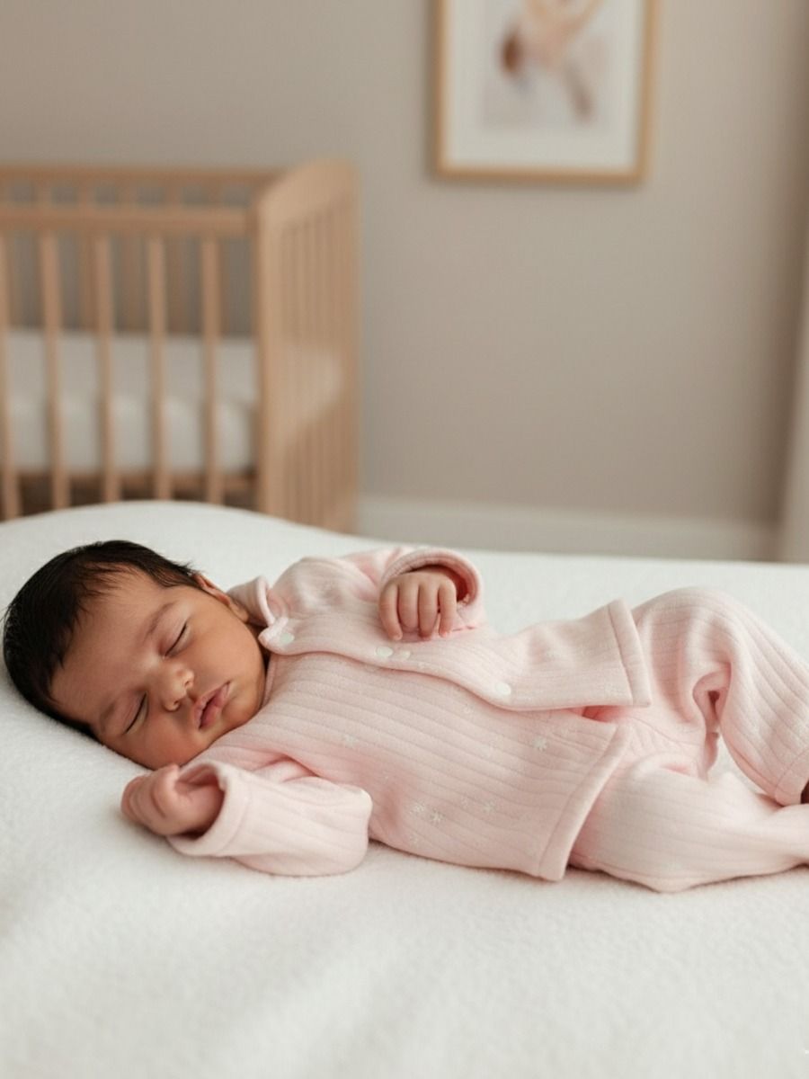 New Born Baby Sweater Top & Pant L Pink