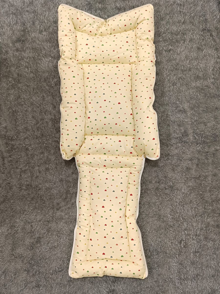 Premature Organic Baby Bed- Heart Offwhite