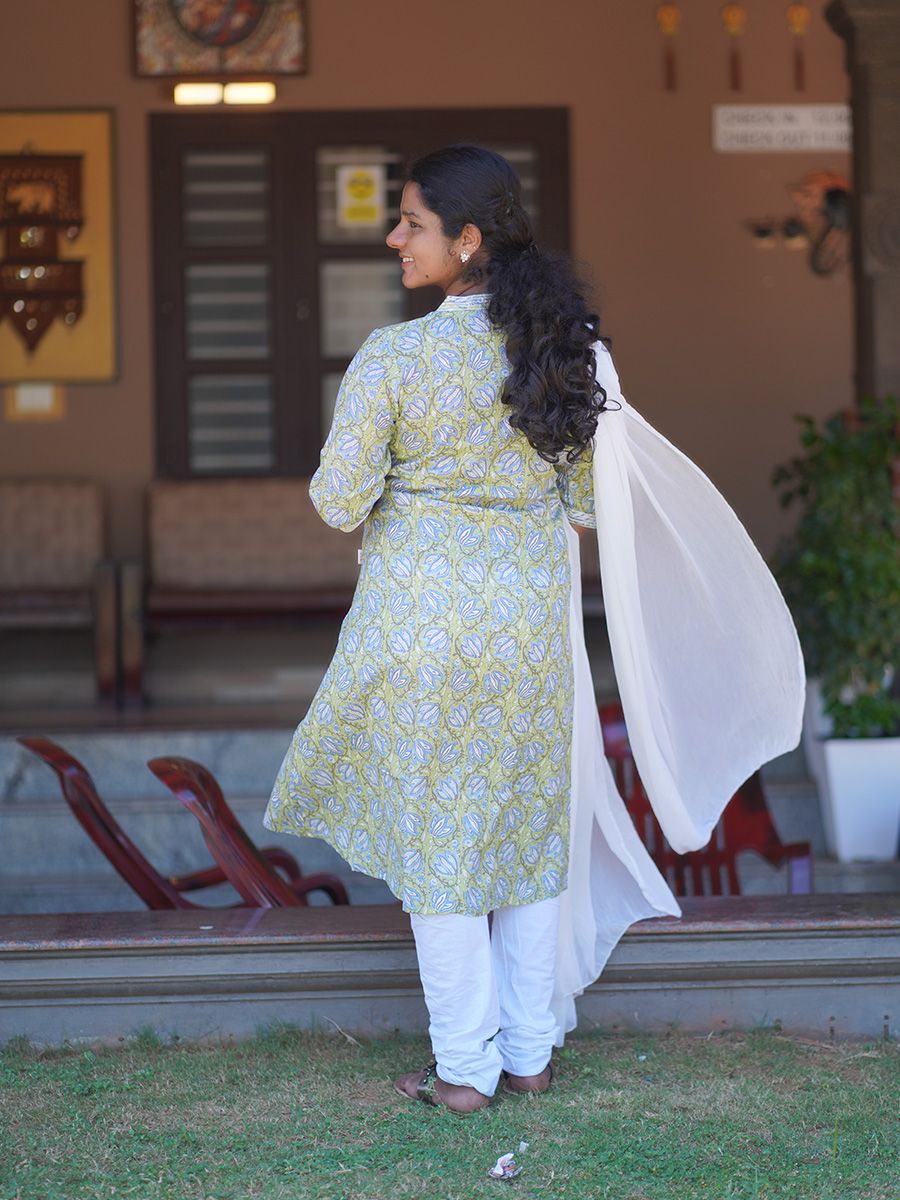 Maternity Salwar Set- Green